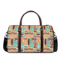 Tropical Tiki Pattern Print Duffel Bag