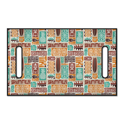Tropical Tiki Pattern Print Golf Cart Seat Cover