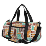 Tropical Tiki Pattern Print Gym Bag