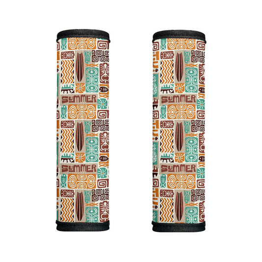 Tropical Tiki Pattern Print Handle Covers