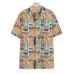 Tropical Tiki Pattern Print Hawaiian Shirt