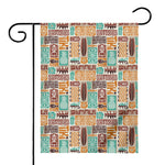 Tropical Tiki Pattern Print House Flag