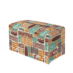Tropical Tiki Pattern Print Leather Tissue Box Cover