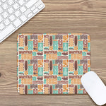 Tropical Tiki Pattern Print Mouse Pad