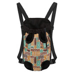 Tropical Tiki Pattern Print Pet Carrier Backpack