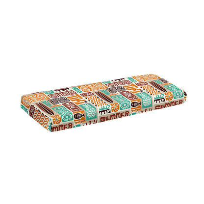 Tropical Tiki Pattern Print Piano Keyboard Cover