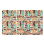 Tropical Tiki Pattern Print Polyester Doormat