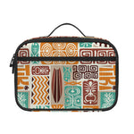 Tropical Tiki Pattern Print Portable Lunch Bag