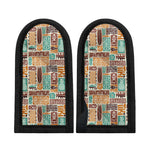 Tropical Tiki Pattern Print Skillet Handle Cover