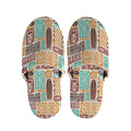 Tropical Tiki Pattern Print Slippers