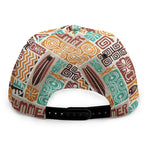 Tropical Tiki Pattern Print Snapback Cap