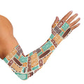 Tropical Tiki Pattern Print Sun Protection Arm Sleeves