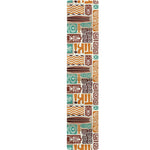 Tropical Tiki Pattern Print Table Runner