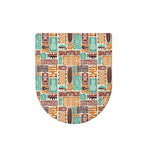 Tropical Tiki Pattern Print Toilet Lid Cover