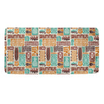 Tropical Tiki Pattern Print Towel