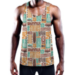 Tropical Tiki Pattern Print Training Tank Top