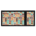 Tropical Tiki Pattern Print Trifold Wallet