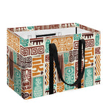 Tropical Tiki Pattern Print Utility Tote Bag