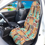 Tropical Tiki Pattern Print Waterproof Car Seat Cover