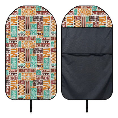 Tropical Tiki Pattern Print Waterproof Car Seat Cover