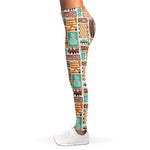 Tropical Tiki Pattern Print Women's Leggings