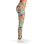 Tropical Tiki Pattern Print Women's Leggings