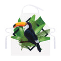 Tropical Toco Toucan Print Adjustable Apron