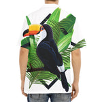 Tropical Toco  Toucan Print Aloha Shirt