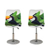 Tropical Toco  Toucan Print Bar Stool Covers