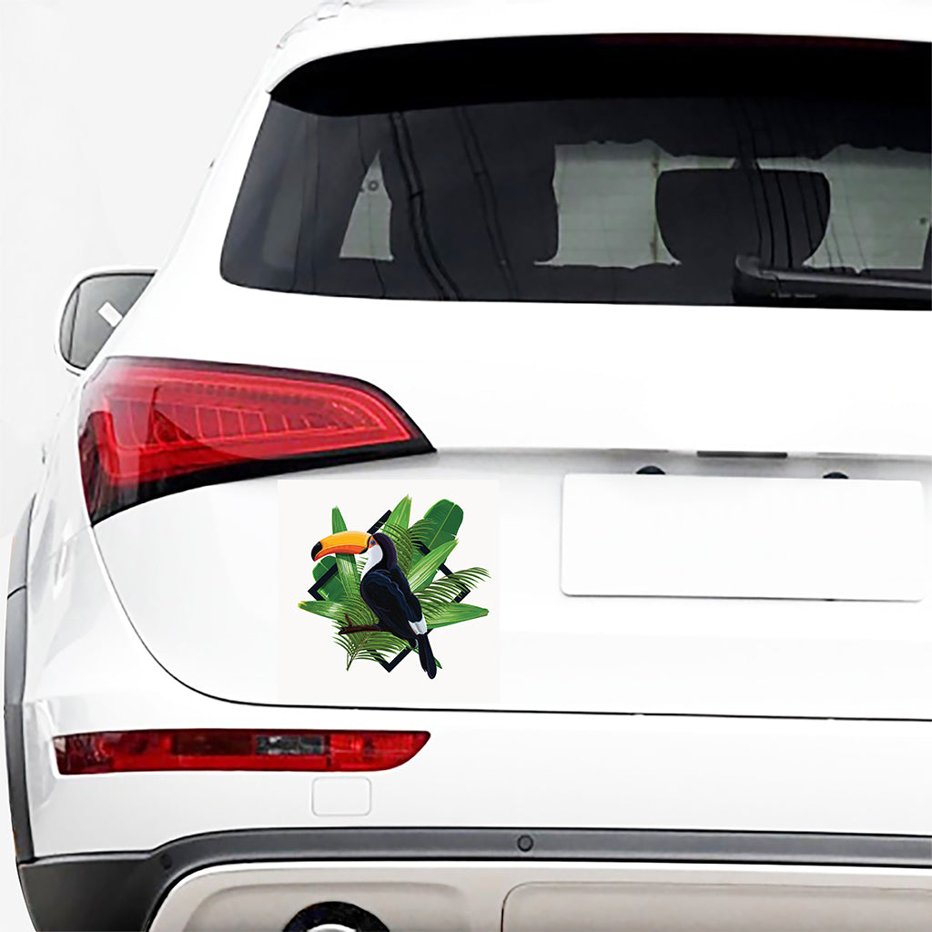 Tropical Toco  Toucan Print Car Sticker