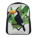 Tropical Toco Toucan Print Casual Backpack