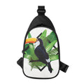 Tropical Toco Toucan Print Sling Bag