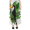 Tropical Toco Toucan Print Chiffon Maxi Skirt