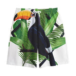 Tropical Toco  Toucan Print Cotton Shorts