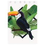 Tropical Toco  Toucan Print Curtain