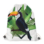 Tropical Toco  Toucan Print Drawstring Bag