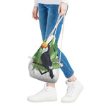 Tropical Toco  Toucan Print Drawstring Bag