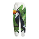 Tropical Toco  Toucan Print Fleece Lined Knit Pants