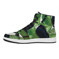 Tropical Toco Toucan Print High Top Leather Sneakers