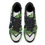 Tropical Toco  Toucan Print High Top Leather Sneakers