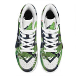 Tropical Toco  Toucan Print High Top Leather Sneakers