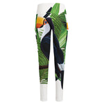 Tropical Toco  Toucan Print High-Waisted Pocket Leggings