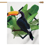 Tropical Toco  Toucan Print House Flag
