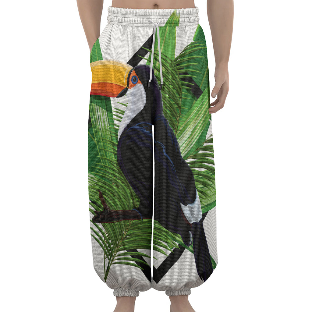 Tropical Toco  Toucan Print Lantern Pants