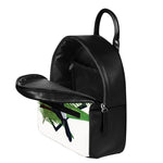 Tropical Toco  Toucan Print Leather Backpack