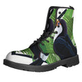 Tropical Toco Toucan Print Lace-Up Boots