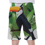 Tropical Toco  Toucan Print Men's Beach Shorts