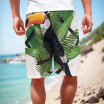 Tropical Toco  Toucan Print Men's Cargo Shorts