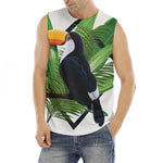 Tropical Toco  Toucan Print Men's Fitness Tank Top