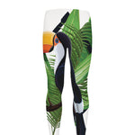 Tropical Toco  Toucan Print Men's leggings